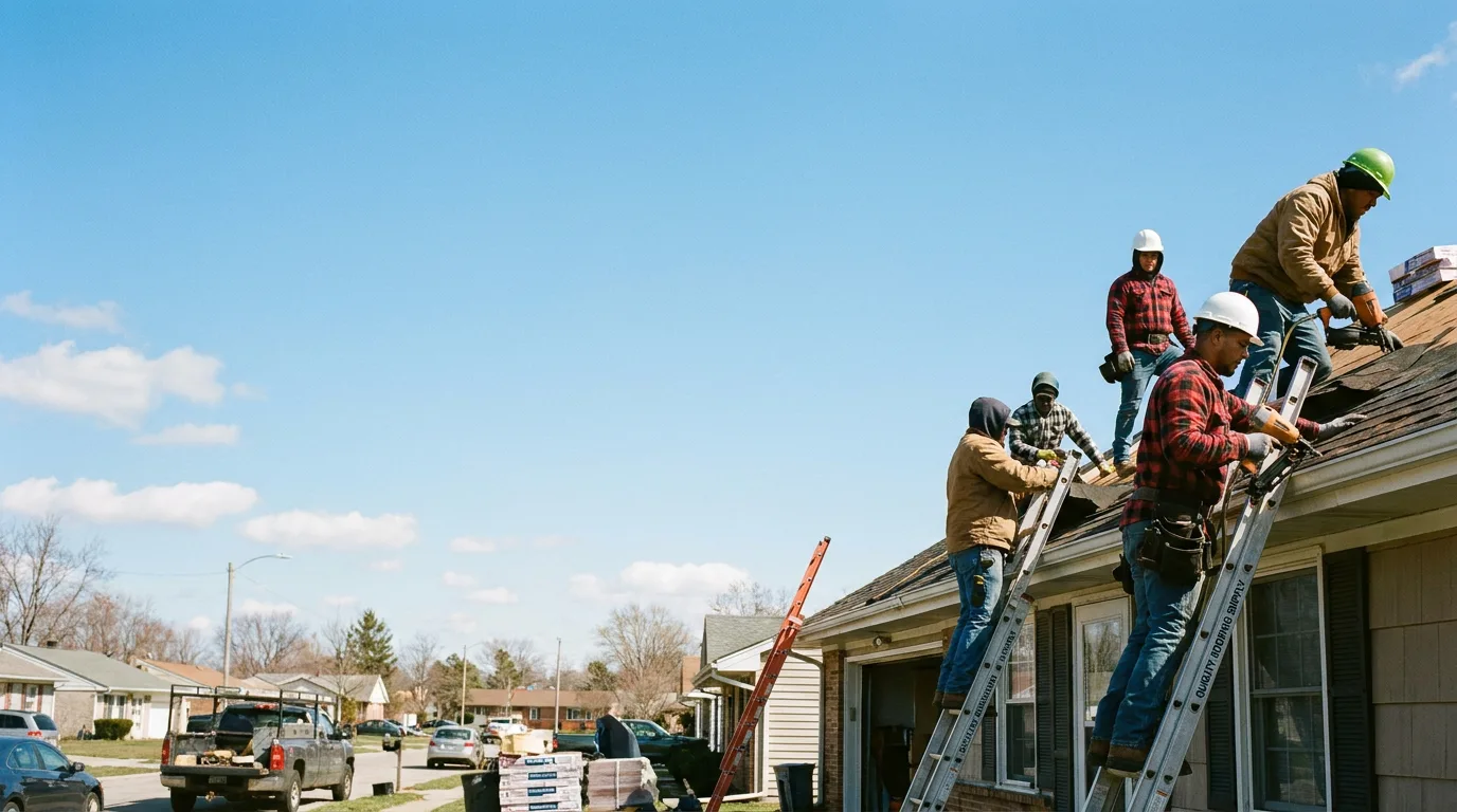 Roofing in Gerlaw, IL near me
